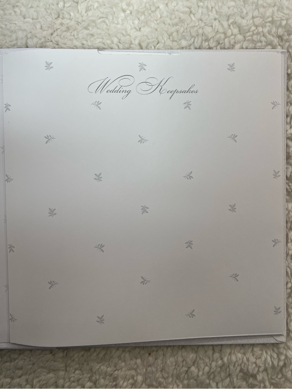 C.R. Gibson "Always & Forever" Ivory Journal Photo Album & Wedding Keepsakes - Picture 7 of 11